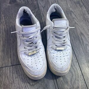 Platform Nike AirForces1 Size US 7.5 Women’s